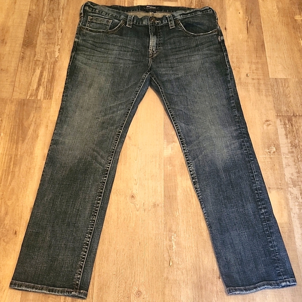 Men’s Silver Jeans Konrad Size 38X32
